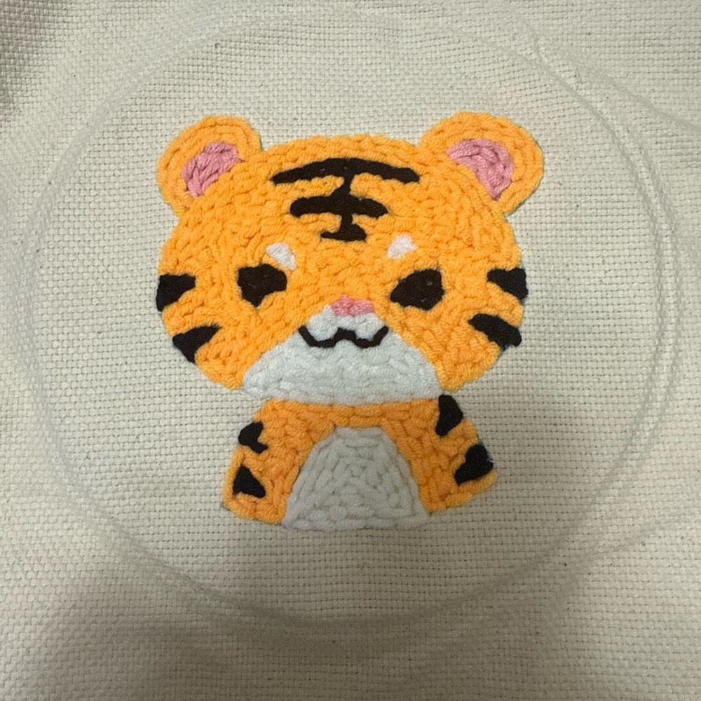 Charming Crochet Tiger Patch